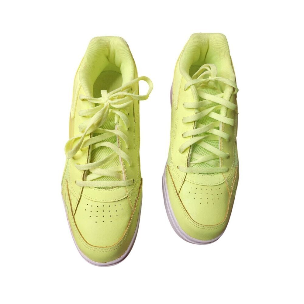 Reebok Womens Neon Yellow Athletic Sneakers Size 8